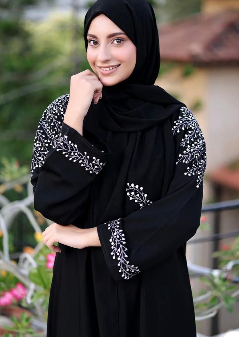 Timeless Front Open  Dress Abaya – Elegant Long Maxi Kaftan, djellaba, or jalabiya Made from Jazz, Crepe, Georgette | Islamic